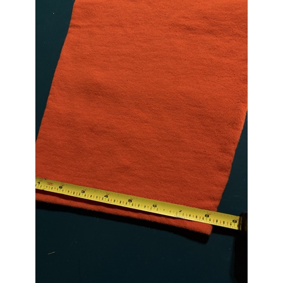 Hope College Champion Sweatpants Men's Small Orange Warm Up Fleece Lined - Picture 11 of 11